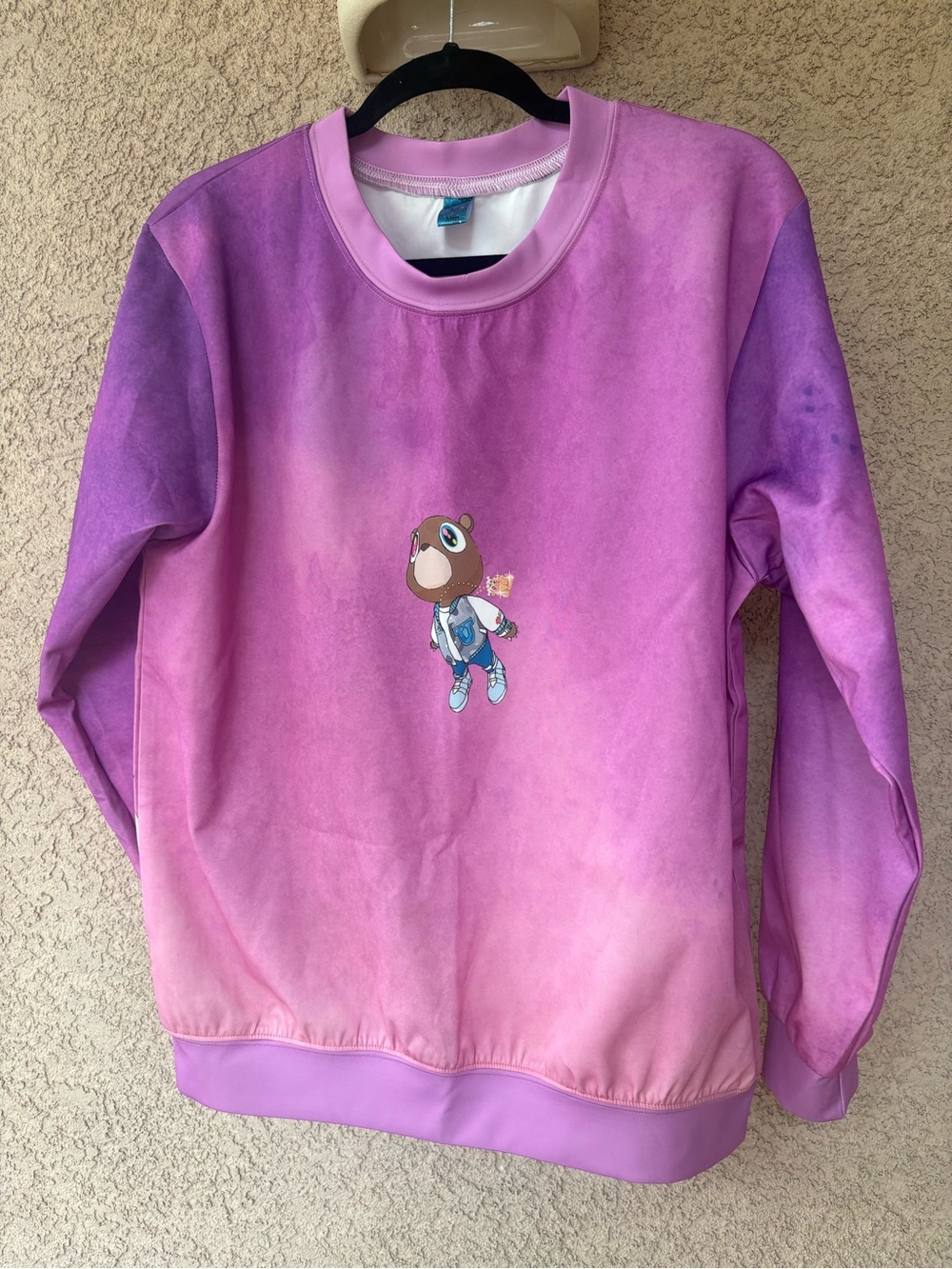 Men's Size Medium Constellation Celestial Theme Top Teal Pink M